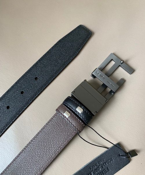 1:1 Replica Fendi Belt Black FF, Women Belt 7C034470