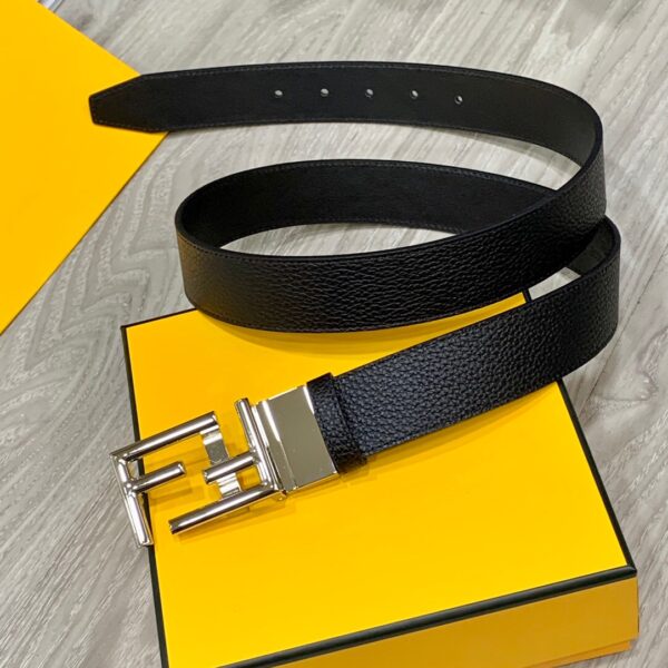 1:1 Replica Fendi Belt Black FF Women Belt 7C034470JF0GXN