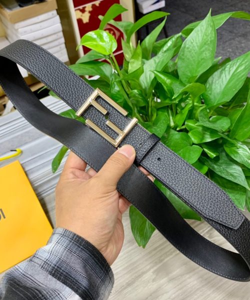 1:1 Replica Fendi Belt Black FF Women Belt 7C034470JF0GXN
