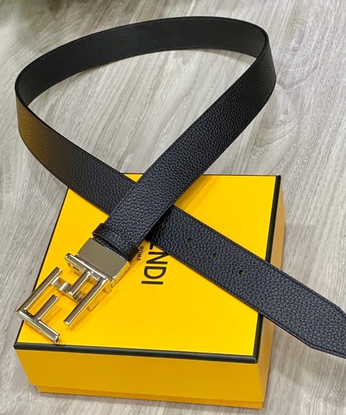 1:1 Replica Fendi Belt Black FF Women Belt 7C034470JF0GXN