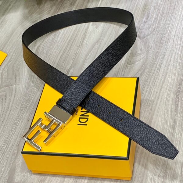 1:1 Replica Fendi Belt Black FF Women Belt 7C034470JF0GXN
