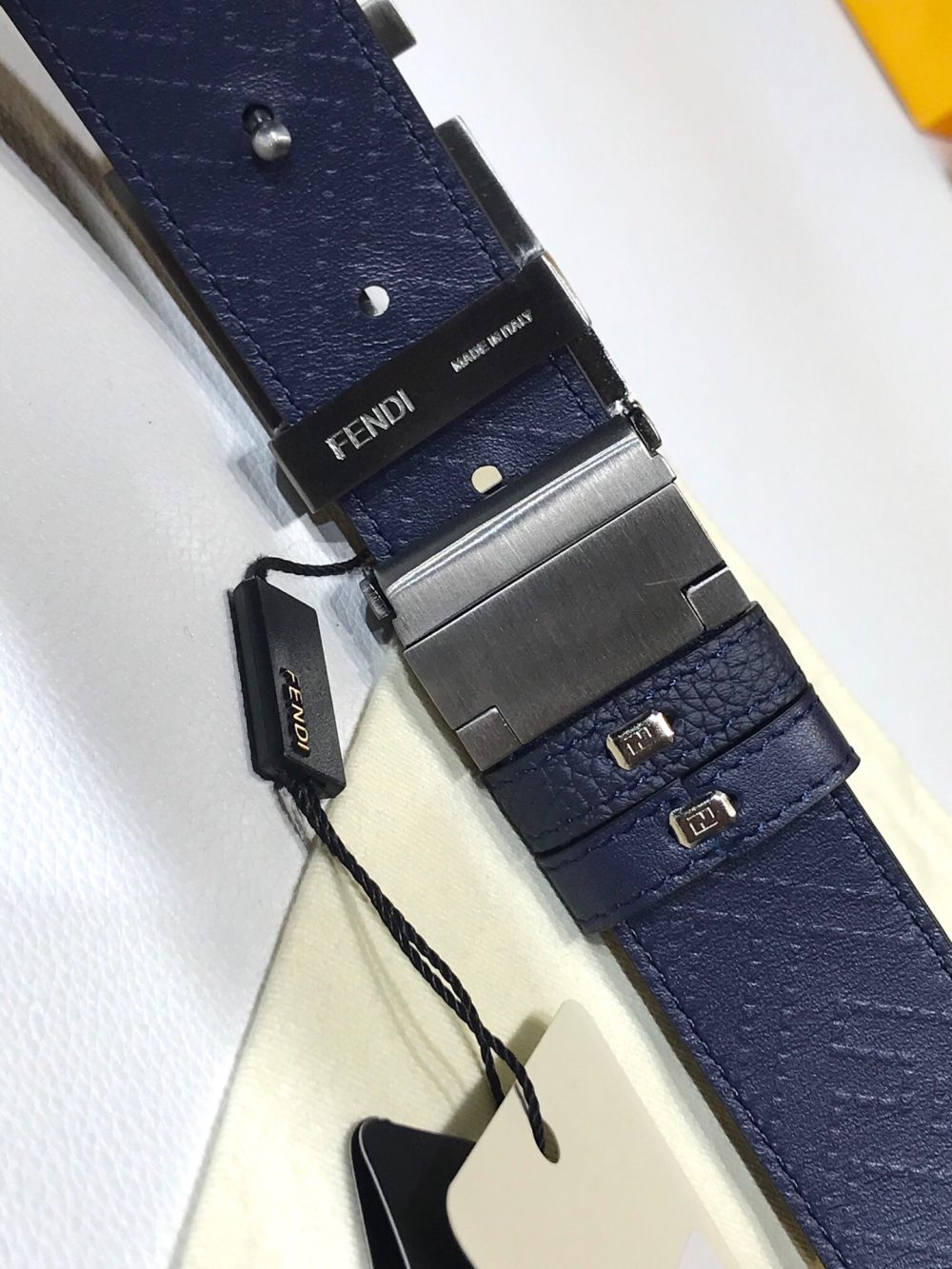 1:1 Replica Fendi Belt Black FF Women Belt 7C0344AGR6F0GWB - Image 4