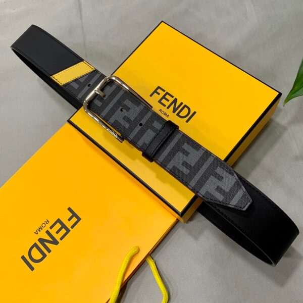 1:1 Replica Fendi Belt Black FF Women Belt 7C0400A9XSF0R2A