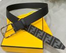 1:1 Replica Fendi Belt Black FF Women Belt 7C0400A9XSF0R2A