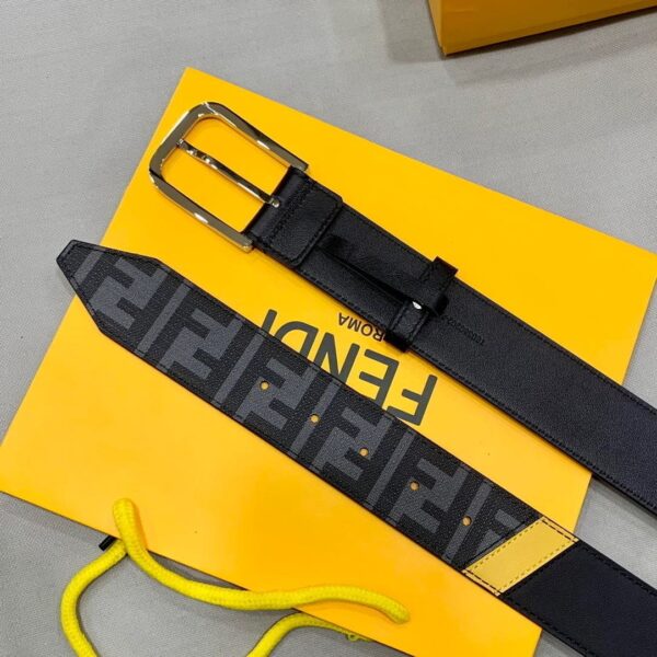 1:1 Replica Fendi Belt Black FF Women Belt 7C0400A9XSF0R2A