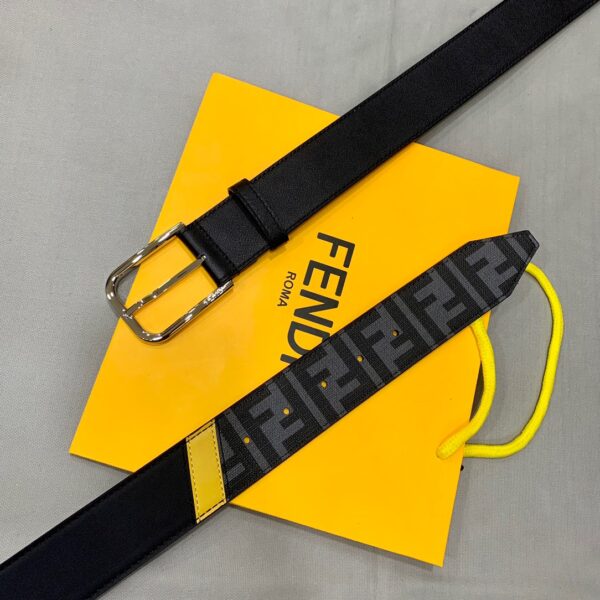 1:1 Replica Fendi Belt Black FF Women Belt 7C0400A9XSF0R2A