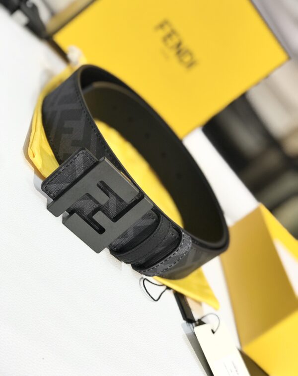 1:1 Replica Fendi Belt Black FF, Women Belt 7C0432AH8YF0QA1