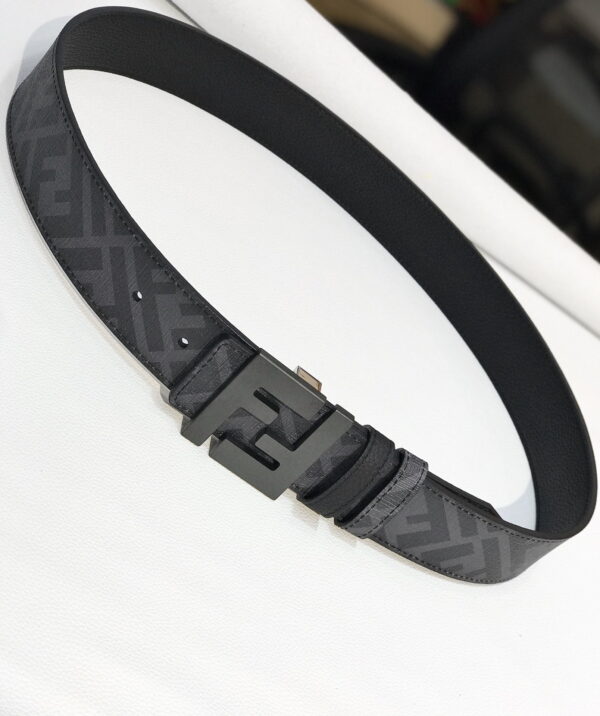 1:1 Replica Fendi Belt Black FF, Women Belt 7C0432AH8YF0QA1