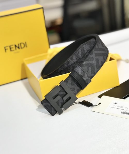 1:1 Replica Fendi Belt Black FF, Women Belt 7C0432AH8YF0QA1