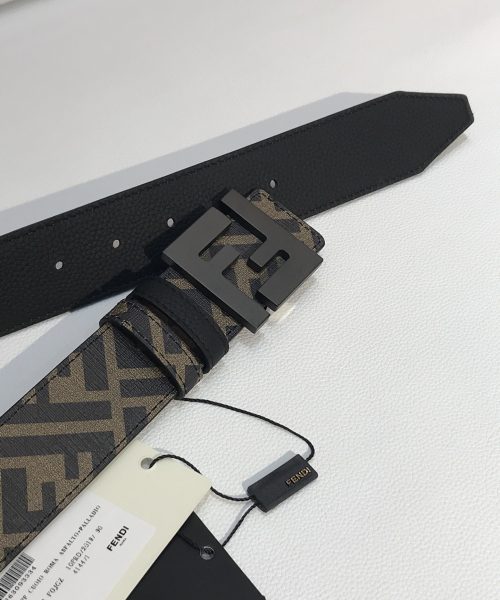 1:1 Replica Fendi Belt Black FF, Women Belt 7C0432AH8YF1FMW