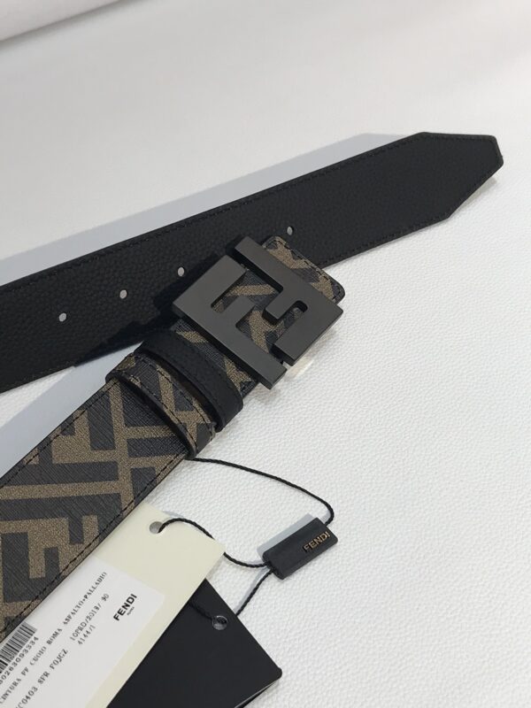 1:1 Replica Fendi Belt Black FF, Women Belt 7C0432AH8YF1FMW