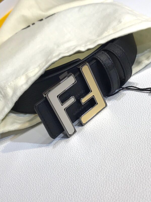 1:1 Replica Fendi Belt Black FF Women Belt 7C0465
