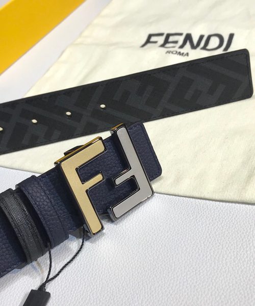1:1 Replica Fendi Belt Black FF Women Belt 7C0465