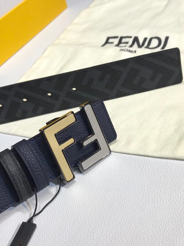 1:1 Replica Fendi Belt Black FF Women Belt 7C0465