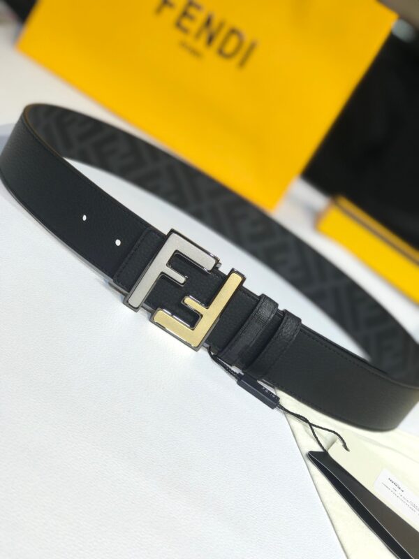 1:1 Replica Fendi Belt Black FF Women Belt 7C0465