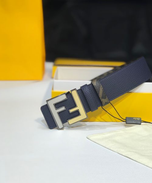 1:1 Replica Fendi Belt Blue FF Women Belt 7C0465AFF1F1G8E