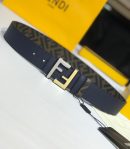 1:1 Replica Fendi Belt Blue FF Women Belt 7C0465AFF1F1G8E