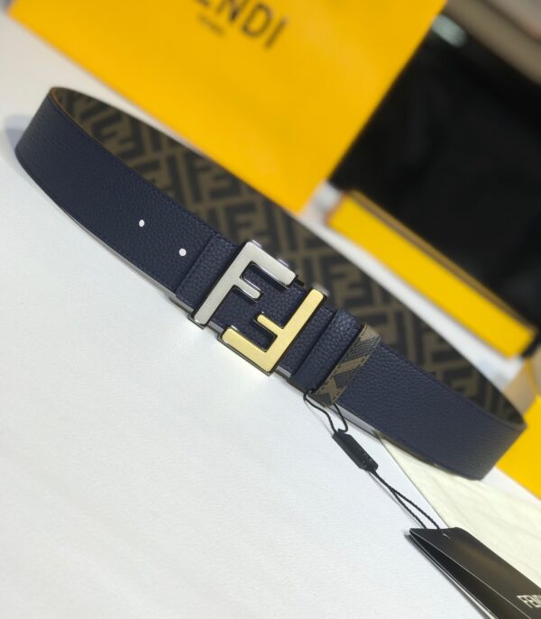 1:1 Replica Fendi Belt Blue FF Women Belt 7C0465AFF1F1G8E