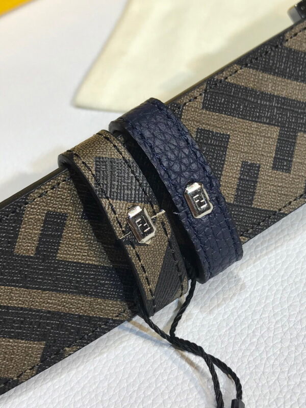 1:1 Replica Fendi Belt Blue FF Women Belt 7C0465AFF1F1G8E