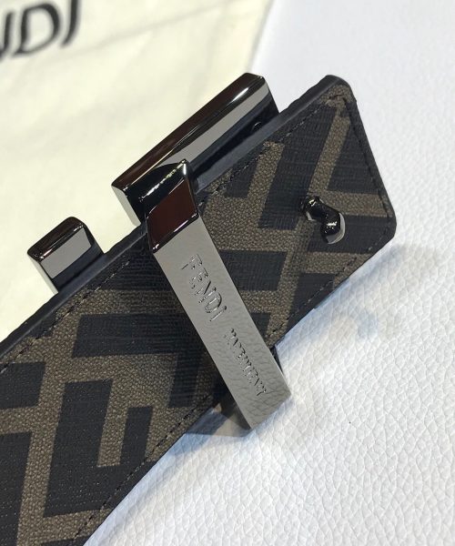 1:1 Replica Fendi Belt Blue FF Women Belt 7C0465AFF1F1G8E