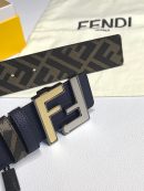 1:1 Replica Fendi Belt Blue FF Women Belt 7C0465AFF1F1G8E