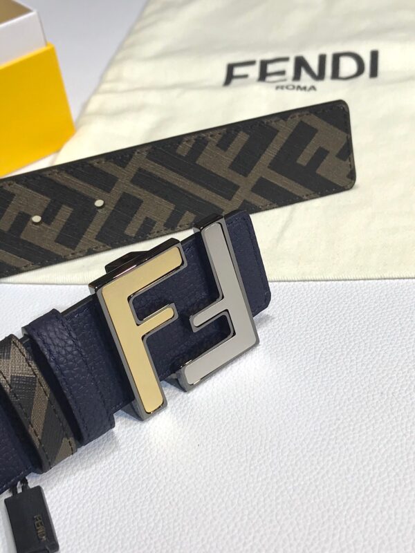 1:1 Replica Fendi Belt Blue FF Women Belt 7C0465AFF1F1G8E
