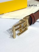 1:1 Replica Fendi Belt Brown FF Women Belt 7C034470