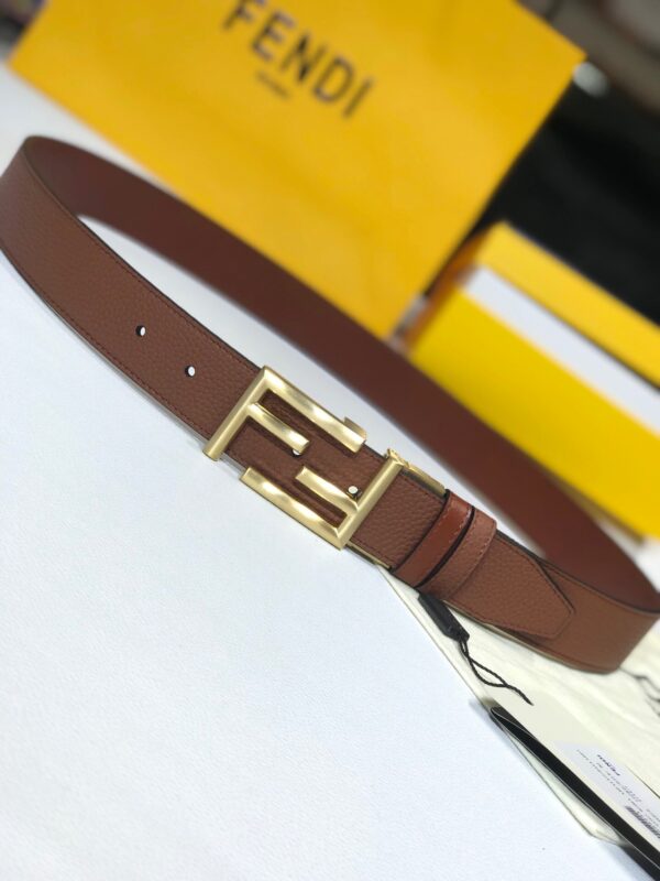 1:1 Replica Fendi Belt Brown FF Women Belt 7C034470