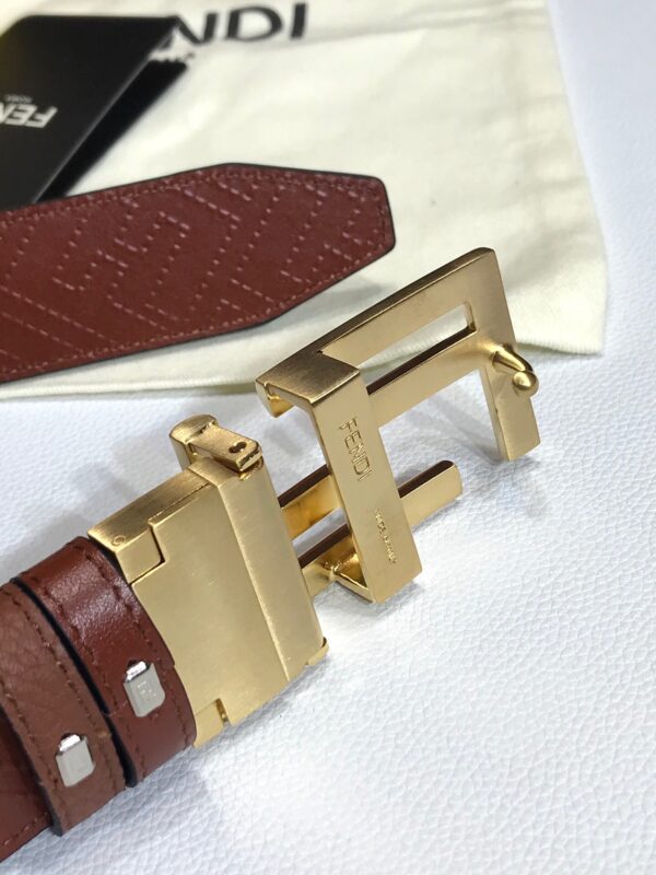 1:1 Replica Fendi Belt Brown FF Women Belt 7C034470