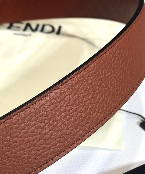 1:1 Replica Fendi Belt Brown FF Women Belt 7C034470