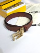 1:1 Replica Fendi Belt Brown FF Women Belt 7C034470