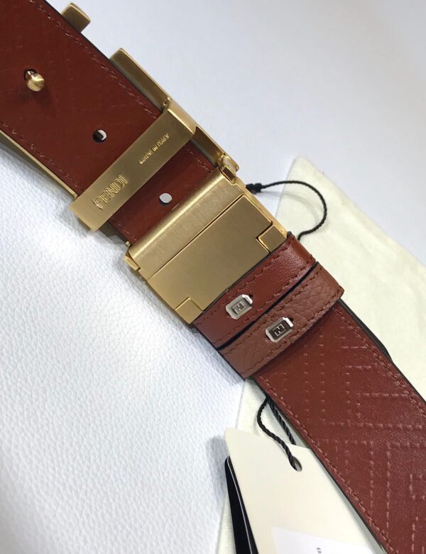 1:1 Replica Fendi Belt Brown FF Women Belt 7C034470