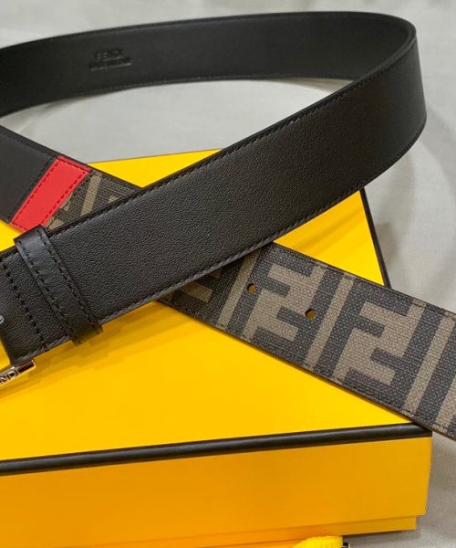 1:1 Replica Fendi Belt Brown FF Women Belt 7C0400A9XSF19P9