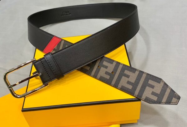 1:1 Replica Fendi Belt Brown FF Women Belt 7C0400A9XSF19P9