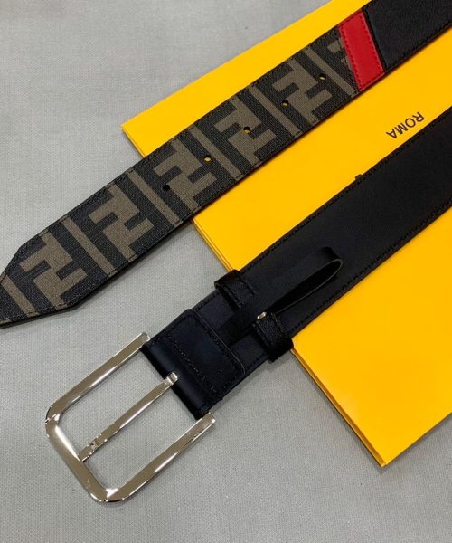 1:1 Replica Fendi Belt Brown FF Women Belt 7C0400A9XSF19P9