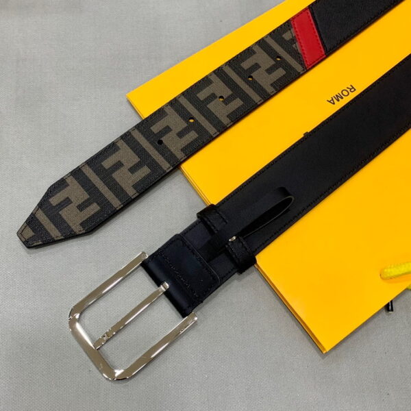 1:1 Replica Fendi Belt Brown FF Women Belt 7C0400A9XSF19P9