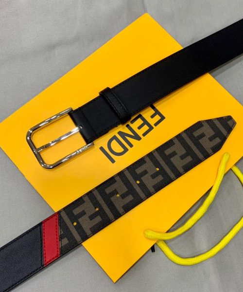 1:1 Replica Fendi Belt Brown FF Women Belt 7C0400A9XSF19P9