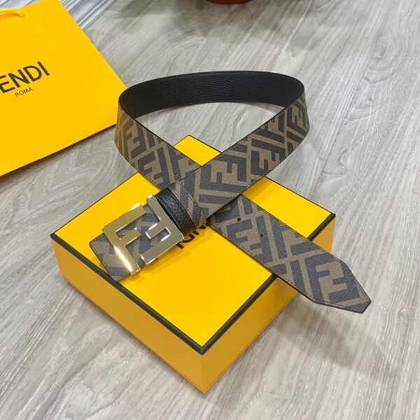 1:1 Replica Fendi Belt Grey FF, Women Belt 7C0465AFF1F1G8C