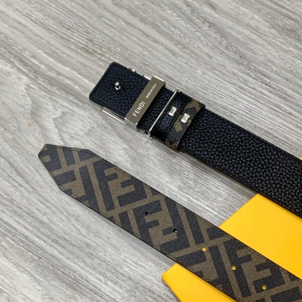 1:1 Replica Fendi Belt Grey FF, Women Belt 7C0465AFF1F1G8C