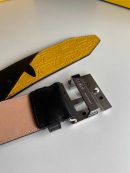 1:1 Replica Fendi Belt With Double F Buckle Black For Women, Women Belt