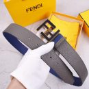 1:1 Replica Fendi Belt With Double F Buckle Black For Women, Women Belt