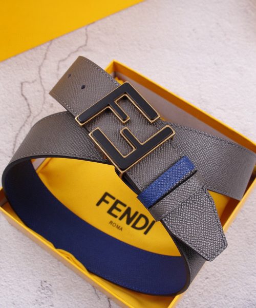 1:1 Replica Fendi Belt With Double F Buckle Black For Women, Women Belt
