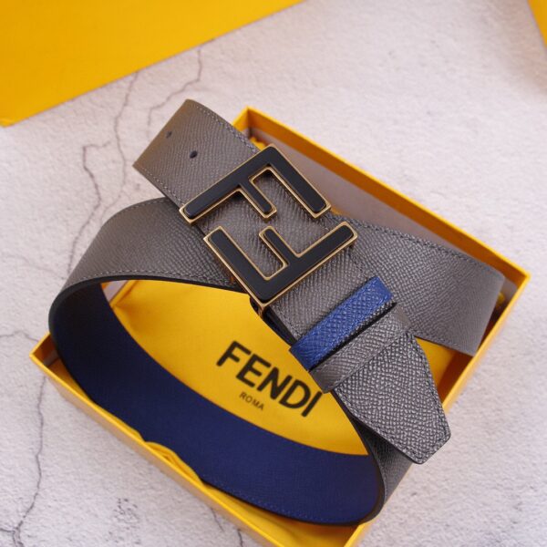1:1 Replica Fendi Belt With Double F Buckle Black For Women, Women Belt