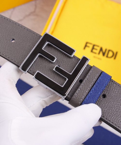 1:1 Replica Fendi Belt With Double F Buckle Black For Women, Women Belt