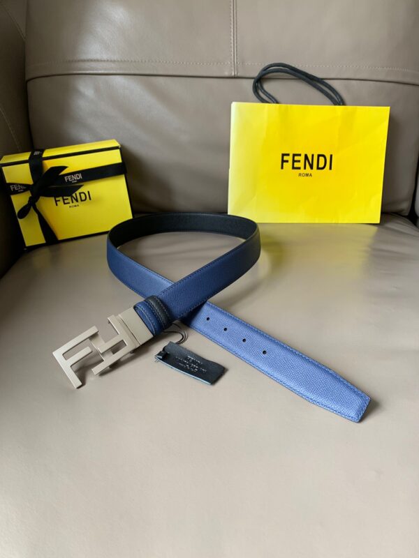 1:1 Replica Fendi Belt With Double F Buckle Black For Women, Women Belt