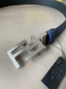 1:1 Replica Fendi Belt With Double F Buckle Black For Women, Women Belt