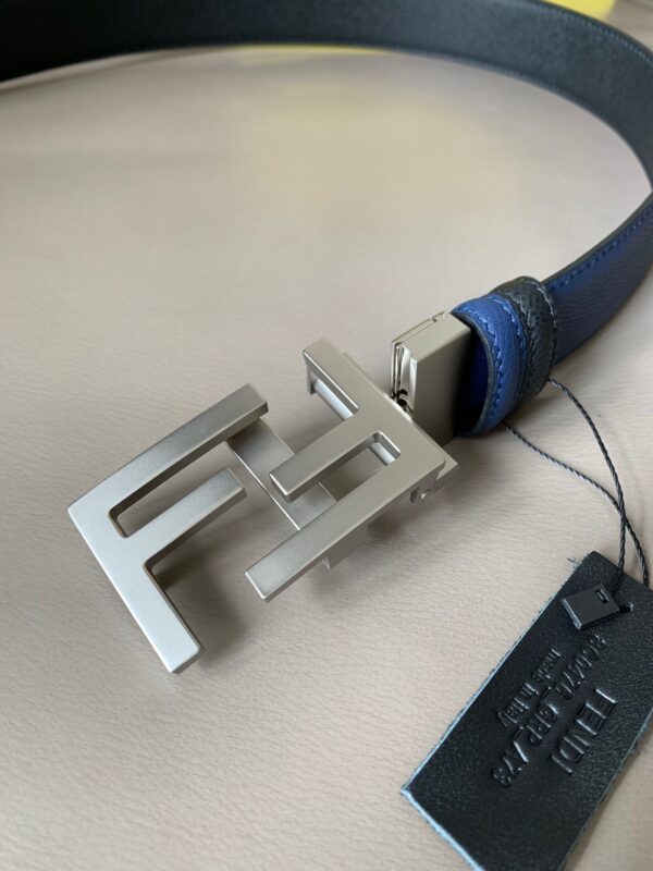 1:1 Replica Fendi Belt With Double F Buckle Black For Women, Women Belt