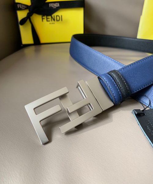 1:1 Replica Fendi Belt With Double F Buckle Black For Women, Women Belt