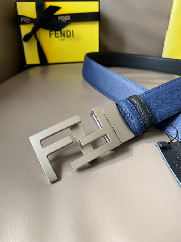 1:1 Replica Fendi Belt With Double F Buckle Black For Women, Women Belt