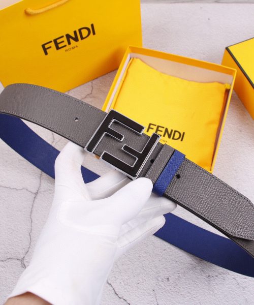 1:1 Replica Fendi Belt With Double F Buckle Black For Women, Women Belt